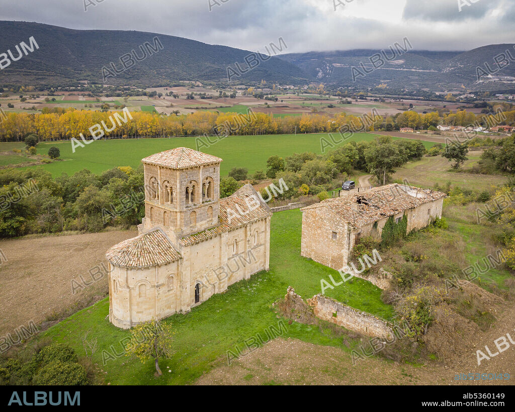 hermitage of San Pedro de Tejada, Romanesque hermitage, Puente-Arenas, the Merindad de Valdivielso, Burgos, Spain.