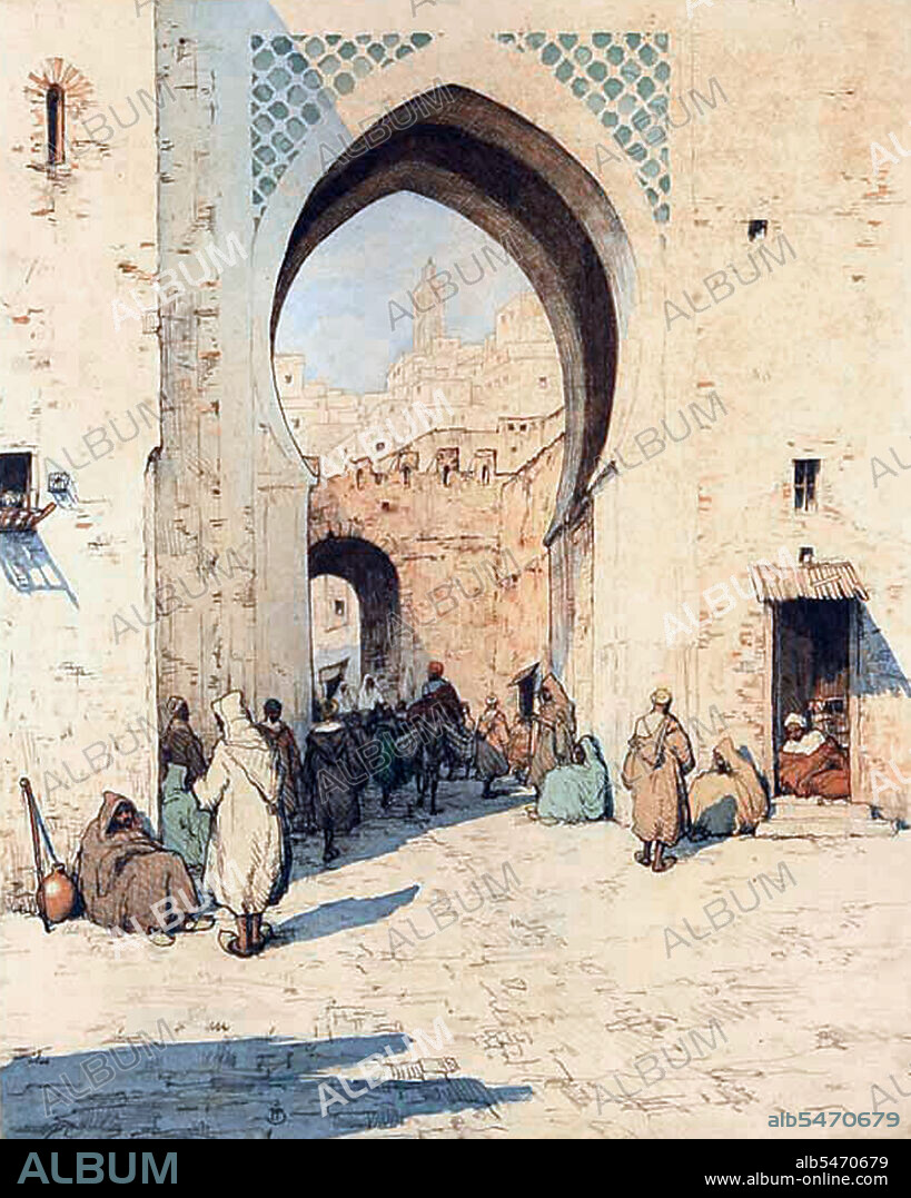 Tavik Frantisek Simon (1877-1942), was a Czech painter, etcher, and woodcut artist. Although based mainly in Europe, his extensive travels took him to Morocco, Ceylon (now Sri Lanka), India, and Japan, images of all of which appear in his artistic work. He died in Prague in 1942. Largely ignored during the Communist era in Czechoslovakia, his work has received greater attention in recent years.