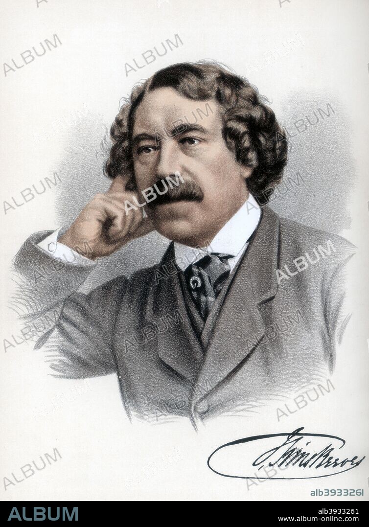 John Sims Reeves, English vocalist, c1890. Reeves (1821-1900) was regarded as the foremost English tenor of the mid-Victorian period. A lithograph from The Modern Portrait Gallery, Cassell, Petter and Galpin, London, Paris and New York, c1890.