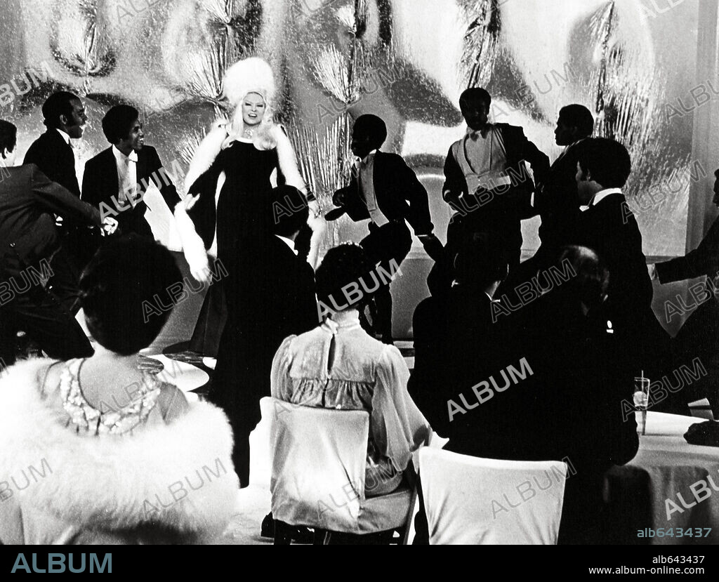 MAE WEST in MYRA BRECKINRIDGE, 1970, directed by MICHAEL SARNE. Copyright 20TH CENTURY FOX.