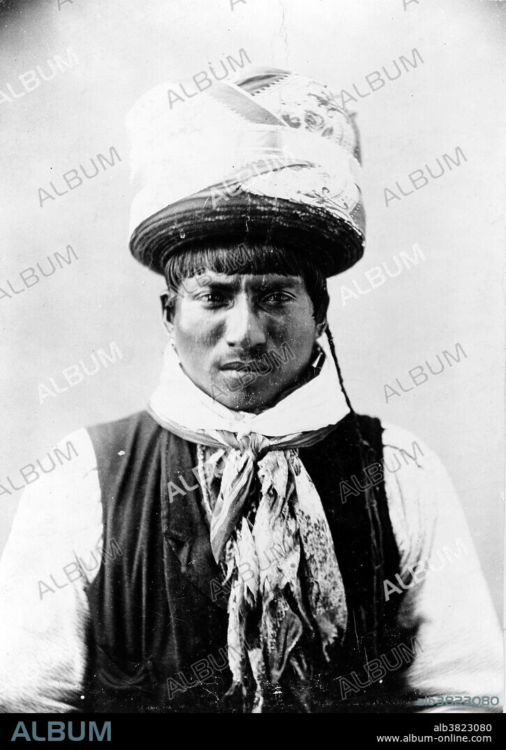 Seminole brave "Billy Bowlegs" photographed by Arthur P. Lewis, 1895. Chief Billy Bowlegs was a leader of the Seminoles in Florida during the Second and Third Seminole Wars against the United States. He was born into a family of hereditary chiefs descended from Cowkeeper of the Oconee tribe of the Seminole. Although Bowlegs signed the Treaty of Payne's Landing of 1832, he refused to leave Florida. He and his band of 200 warriors became some of the most prominent fighters surviving at the time hostilities ended August 14, 1842. Bowlegs and his band lived in relative peace until 1855. A group of army engineers and surveyors invaded his territory in southwestern Florida, where they cut down banana trees and destroyed property. Bowlegs led his warriors in sporadic attacks against settlers for the next few years, in what is known as the Third Seminole War. The Army was unable to subdue his guerrilla warfare. In early 1858, Chief Wild Cat of the Western Seminole was brought back from Indian Territory to convince Bowlegs to relocate voluntarily. The US government offered Bowlegs $10,000 and each of his chiefs $1000 if they did so. After reaching Indian Territory, Bowlegs became a leading chief there. He and his daughters became prominent land holders and slaveowners.