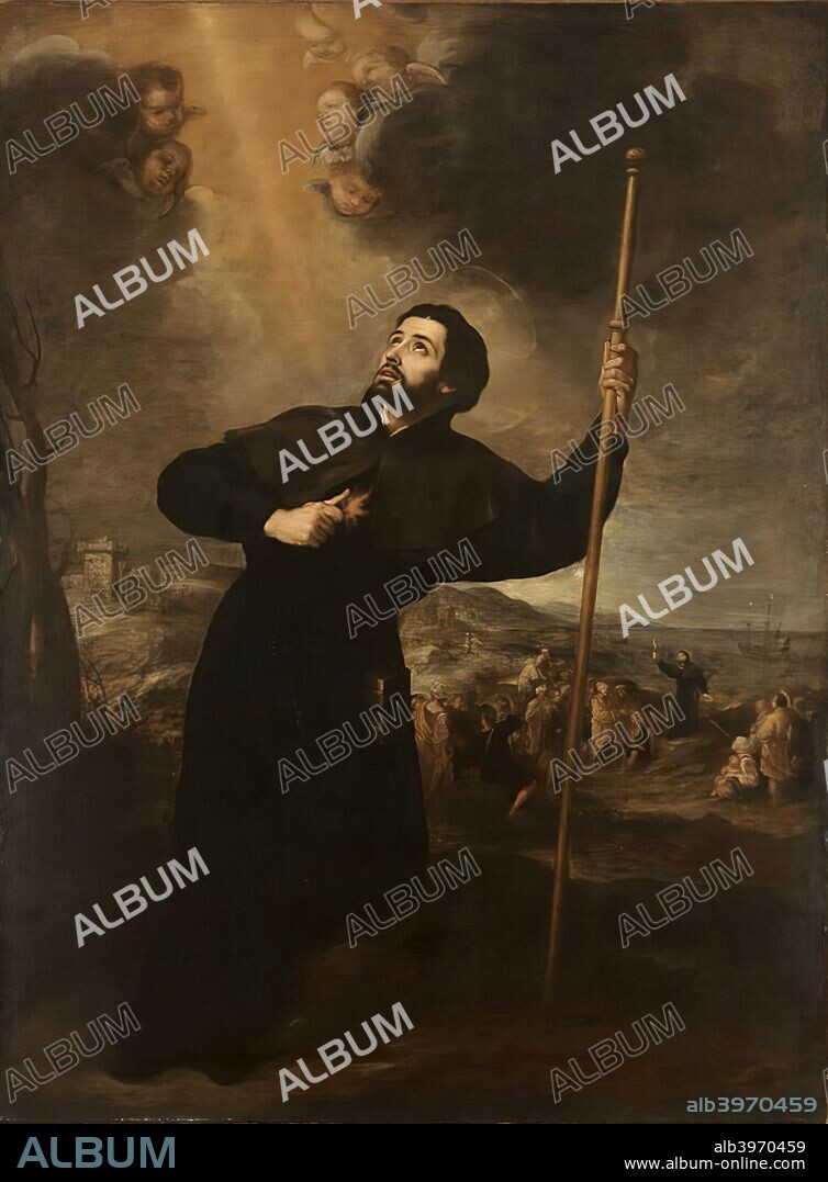 BARTOLOMÉ ESTEBAN MURILLO. Bartolomé Esteban Murillo / 'Saint Francis Xavier', c.1670, Oil on canvas, 216,7 x 162,3 cm.