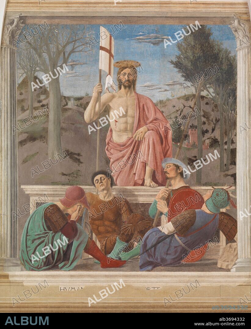 PIERO DELLA FRANCESCA. The Resurrection (After restoration).