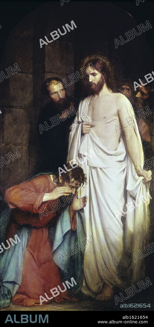 The Doubtful Thomas  Carl Heinrich Bloch (1834-1890 Danish).
