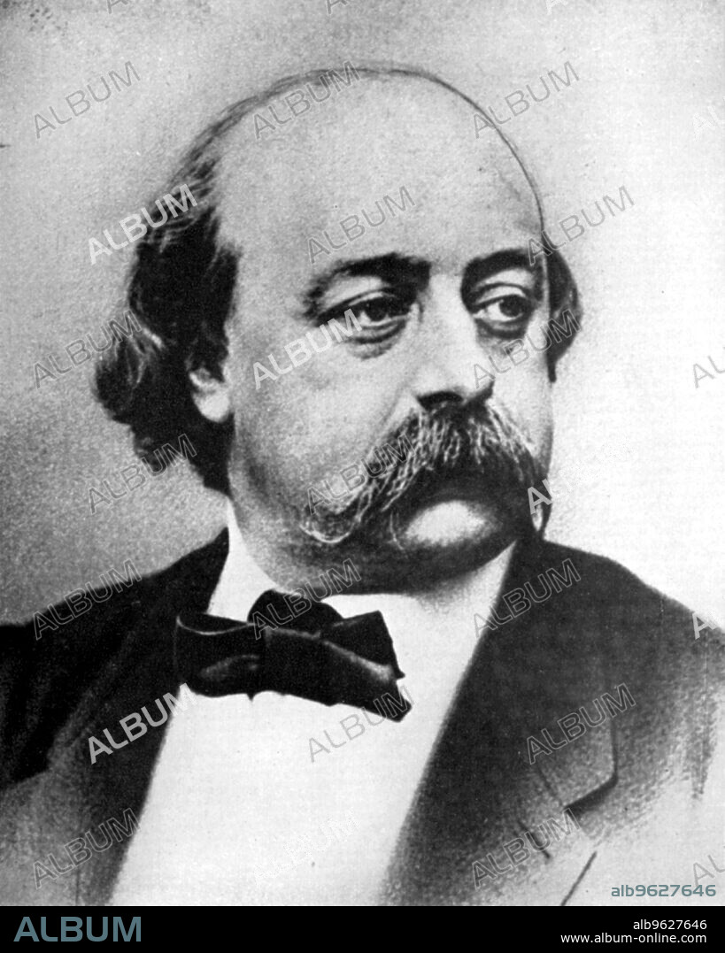 Gustave Flaubert, French novelist, 19th century. Flaubert (1821-1880) is best known for his first novel, Madame Bovary, published in 1857.