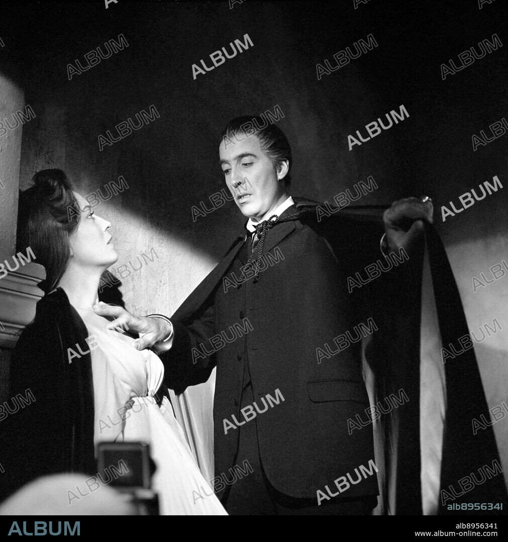 with Barbara Shelley and Christopher Lee.