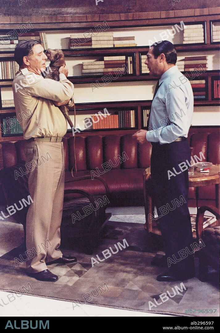 BURT LANCASTER y MARCELLO MASTROIANNI en LA PIEL, 1981 (LA PELLE), dirigida por LILIANA CAVANI.