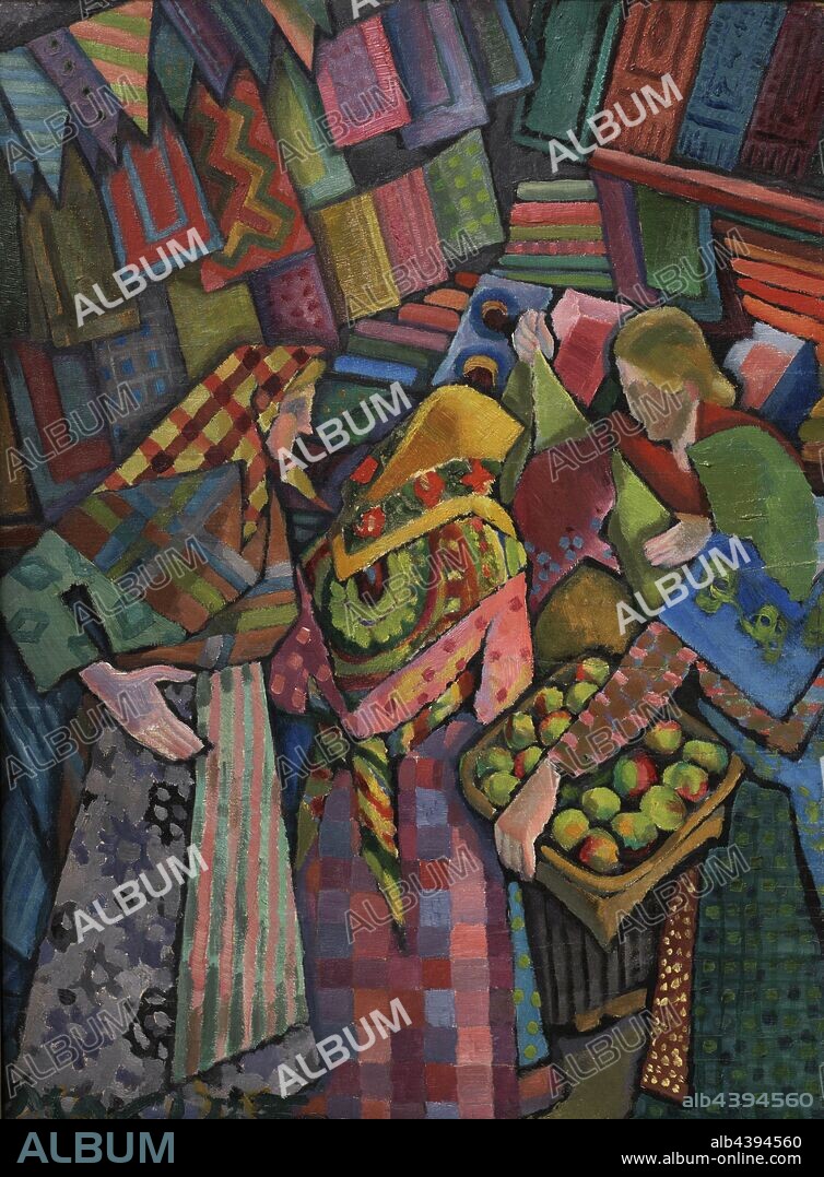 Carlos Maside (1897-1958). Pintor español. Tienda, 1929. Museo de Bellas Artes. La Coruña. Galicia. España. (En depósito, cedido por la Diputación de La Coruña, Galicia) .