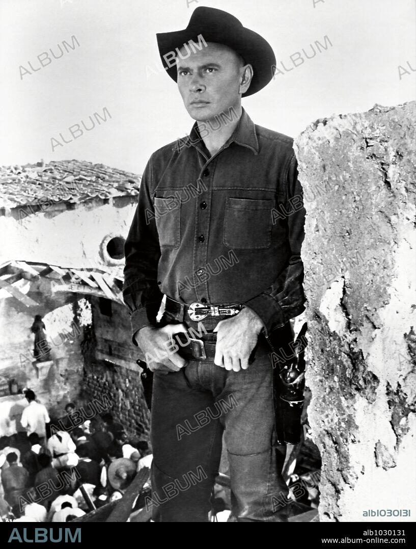 YUL BRYNNER dans THE MAGNIFICENT SEVEN, 1960, réalisé par JOHN STURGES. Copyright UNITED ARTISTS.