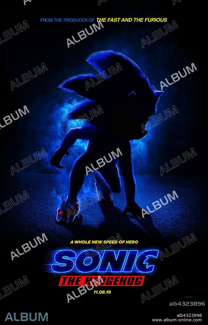 Poster of SONIC THE HEDGEHOG, 2020, directed by JEFF FOWLER. Copyright PARAMOUNT PICTURES.