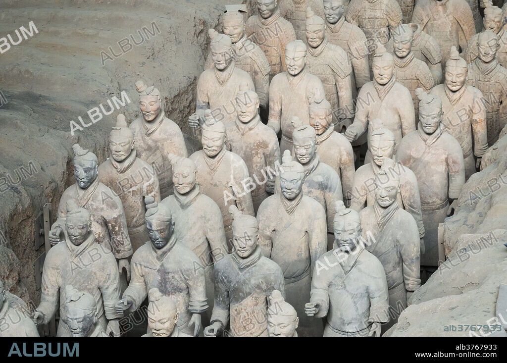 Museum of the Terracotta Warriors, Mausoleum of the first Qin Emperor, Xian, Shaanxi Province, China, Asia.