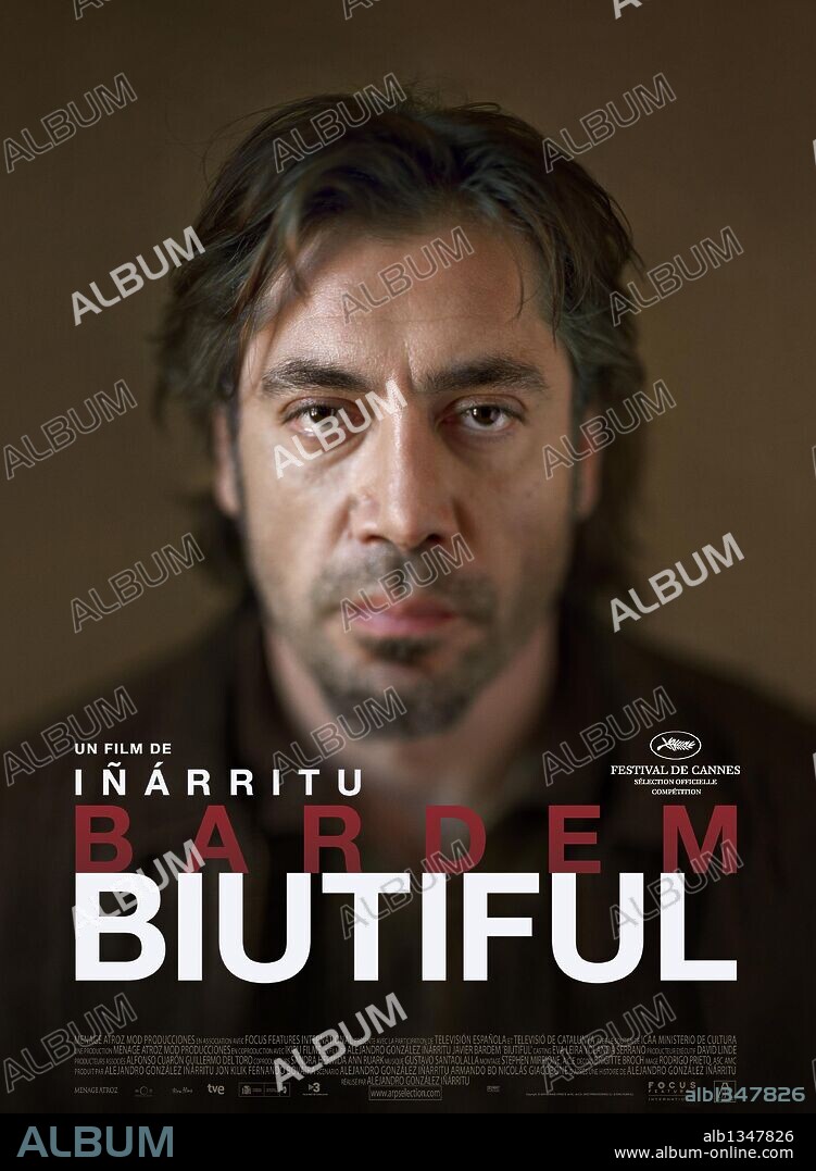 Poster of BIUTIFUL (2010), directed by ALEJANDRO GONZALEZ IÑARRITU. Copyright UNIVERSAL PICTURES.