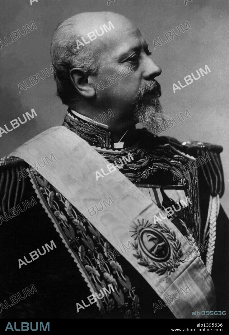 Roca, Julio Argentino (1843-1914). General y político argentino. Presidente de la nación en 1880 y en 1898. Fotografía de 1810.