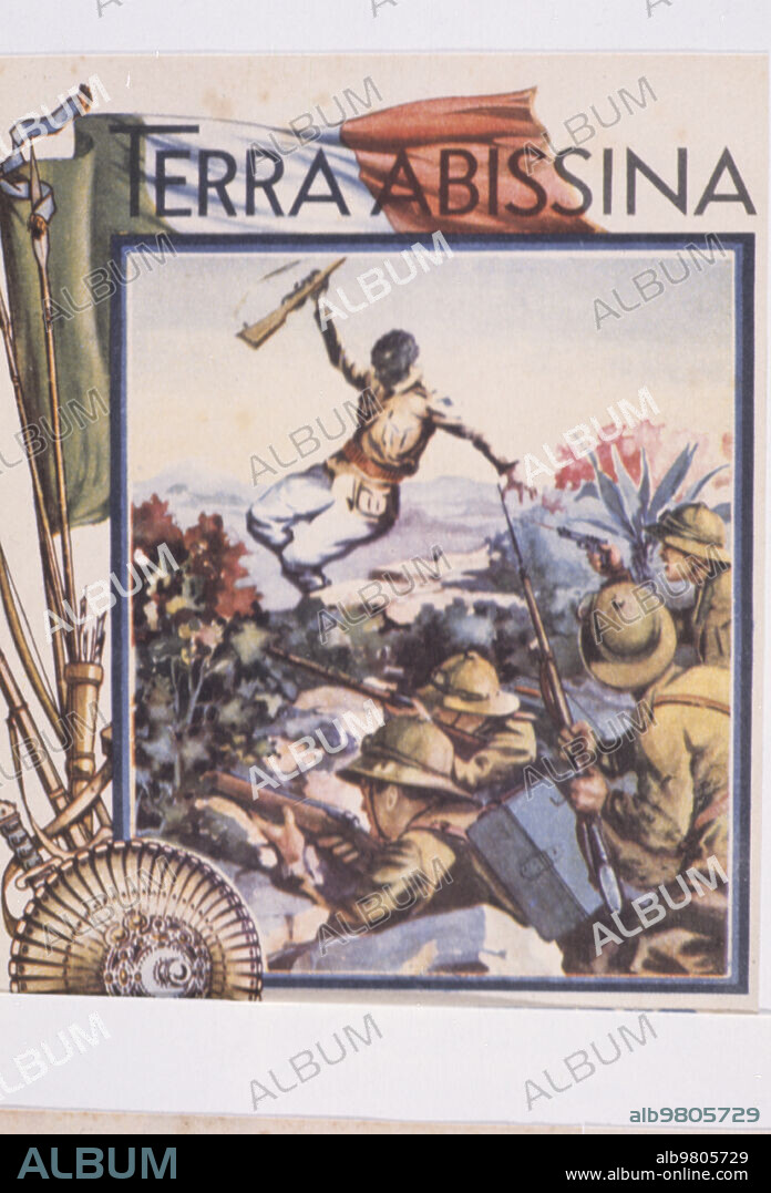 Terra abissinia, war of ethiopia, notebook 1930-40.