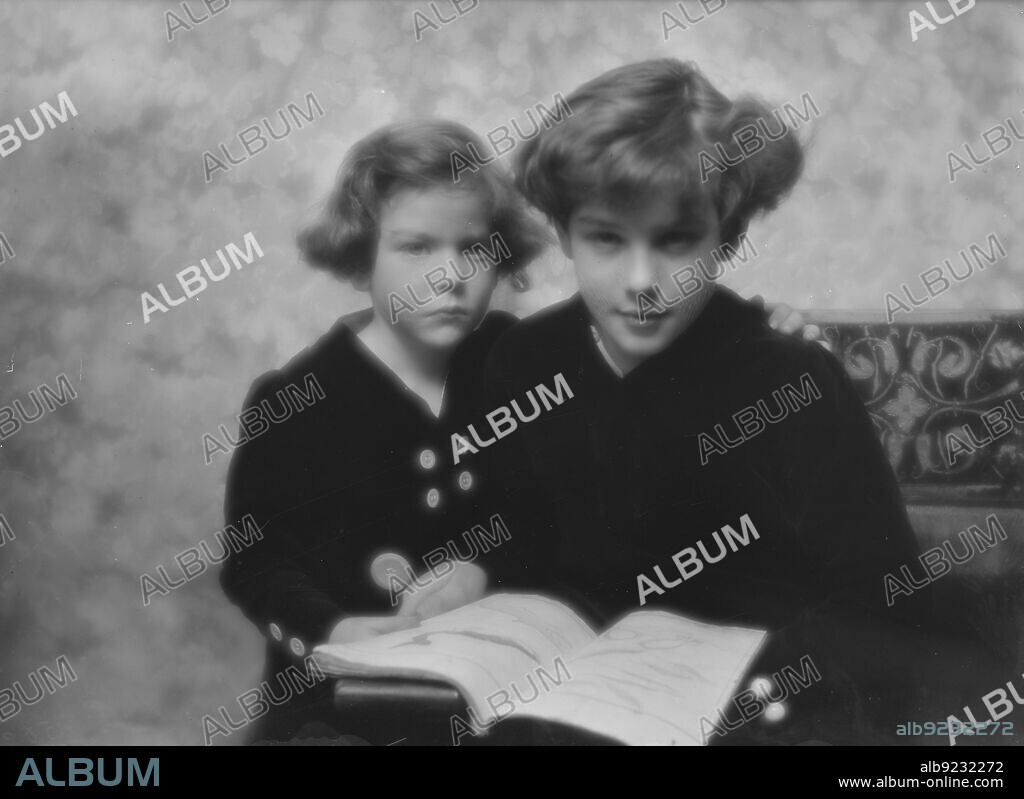 ARNOLD GENTHE. Chanler, William Astor, sons of, portrait photograph, 1914.