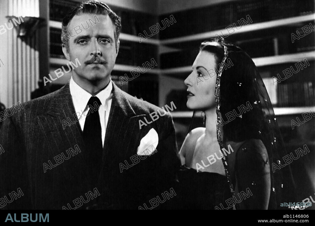 LIBERTAD LAMARQUE en SOLEDAD, 1947, dirigida por MIGUEL ZACARIAS. Copyright AGUILA FILMS.