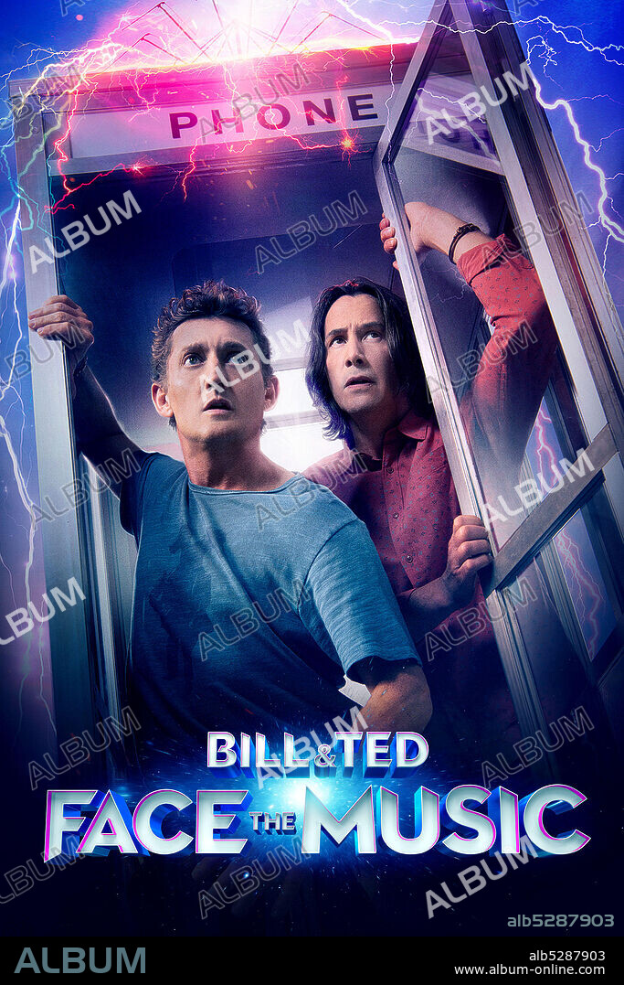 ALEX WINTER y KEANU REEVES en BILL Y TED SALVAN EL UNIVERSO, 2020 (BILL & TED FACE THE MUSIC), dirigida por DEAN PARISOT. Copyright HEMMERSTONE STUDIOS.