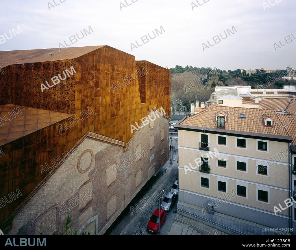 CAIXA FORUM MADRID (2008) Caixa forum madrid view from adjacent building.