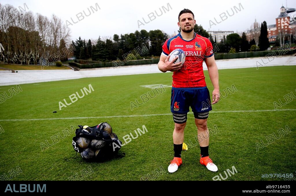 Madrid, 03/14/2018. Interview with Gautier Gibouin, second captain of the Spanish Rugby Team. Photo: Ernesto Agudo. ARCHDC.