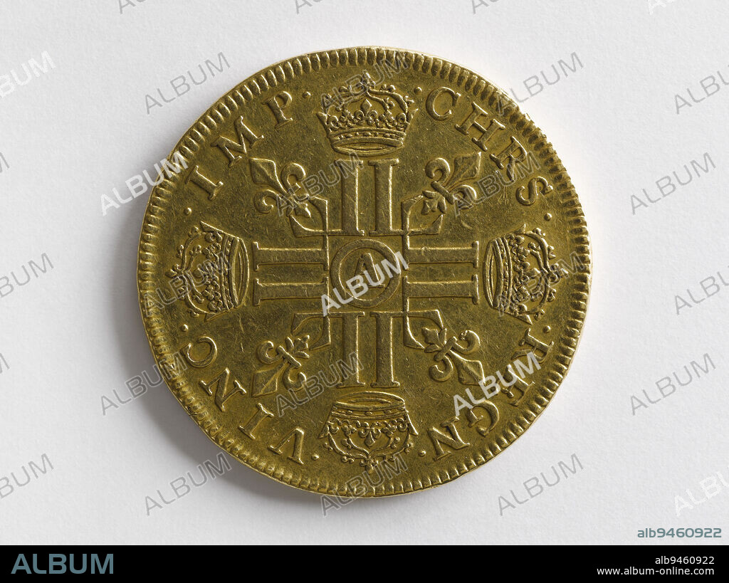 Pièce de dix louis d'or à la tête laurée de Louis XIII, 1640, Warin ou Varin, Jean (dit Jean II), Graveur en médailles, Array, Numismatique, Monnaie, Paris, Diameter: 4.5 cm, Weight (type size): 67.1 g.