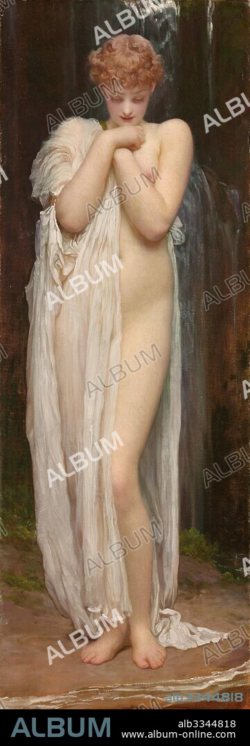 LEIGHTON, FREDERIC, 1ST BARON LEIGHTON. Crenaia, the nymph of the Dargle.
