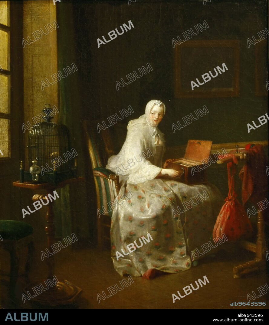 JEAN BAPTISTE SIMEON CHARDIN. Serinette.