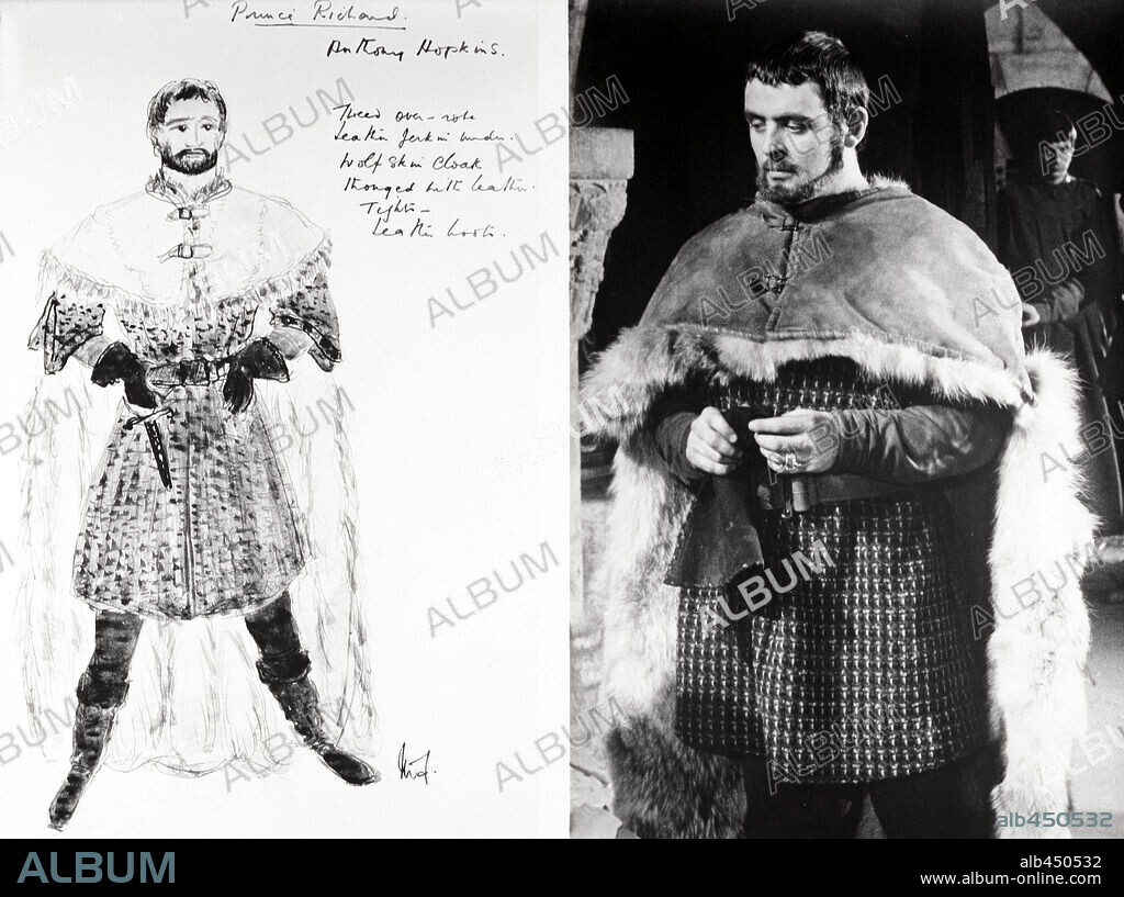 ANTHONY HOPKINS en EL LEÓN EN INVIERNO, 1968 (THE LION IN WINTER), dirigida por ANTHONY HARVEY. Copyright AVCO EMBASSY.