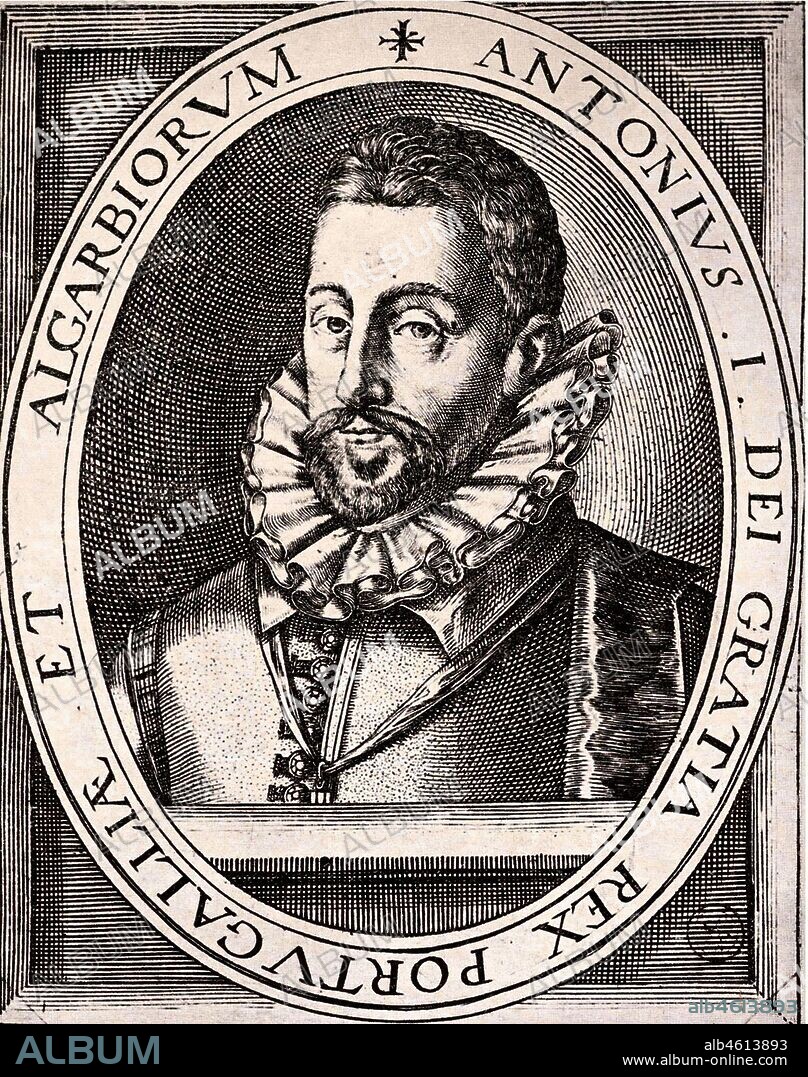 Grabado de Antonio, (prior de Crato) 1531-1595.