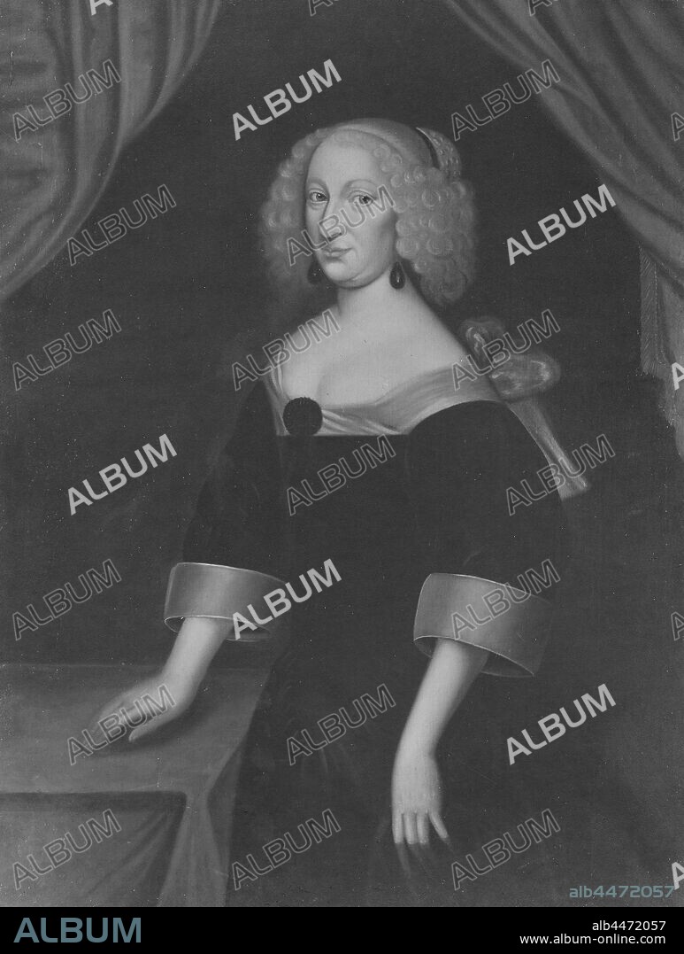 Attributed to Jacob Heinrich Elbfas, Queen Maria Eleonora, Maria Eleonora, 1599-1655, Queen of Sweden Princess of Brandenburg, painting, portrait, Maria Eleonora of Brandenburg, 17th century, oil on canvas, Height, 118 cm (46.4 inches), Width, 89.5 cm (35.2 inches).