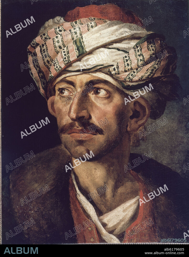 THEODORE GERICAULT (1791-1824). RETRATO DE UN ORIENTAL - S XIX - ROMANTICISMO FRANCES.