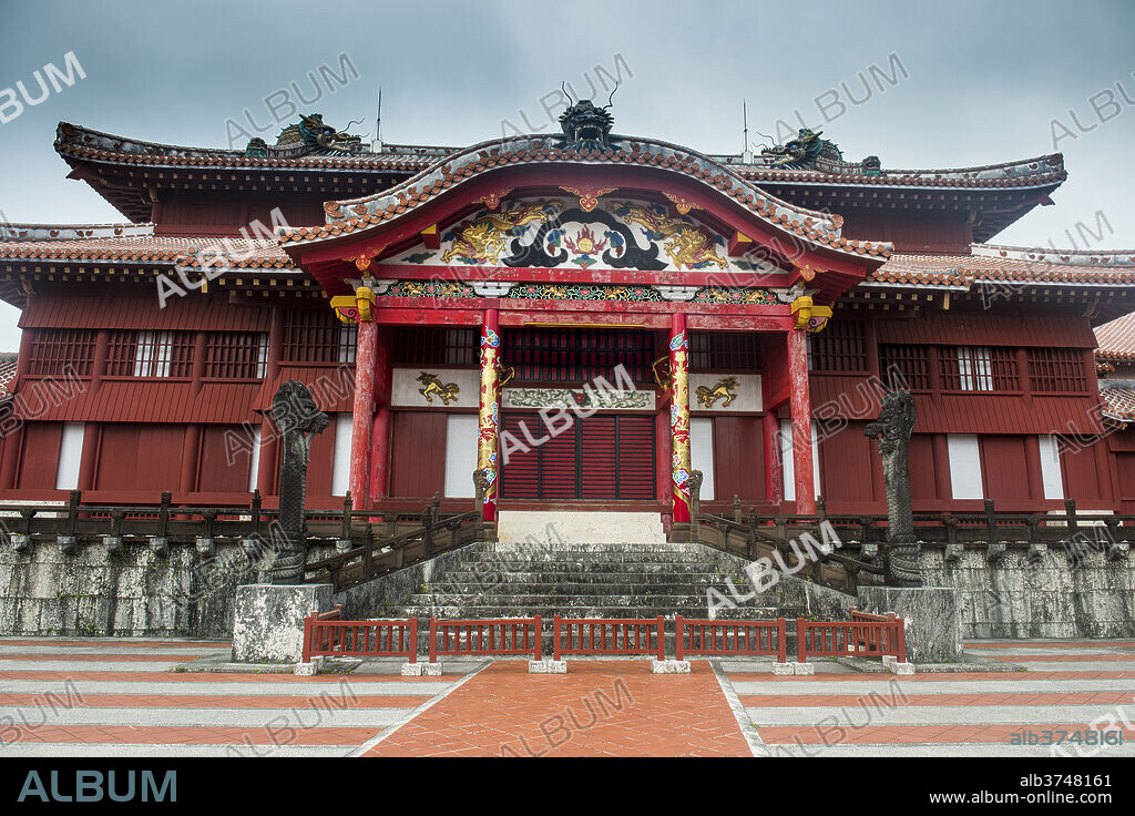 Shuri Castle, UNESCO World Heritage Site, Naha, Okinawa, Japan, Asia.