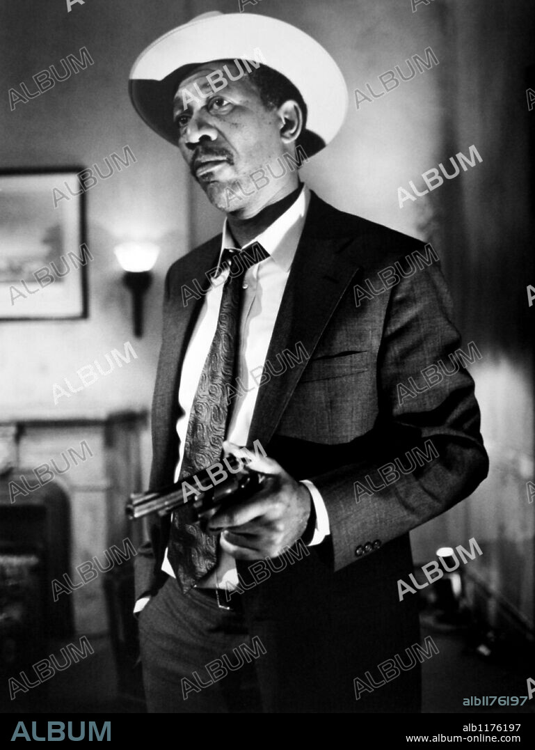 MORGAN FREEMAN in JOHNNY HANDSOME, 1989, directed by WALTER HILL. Copyright TRISTAR PICTURES.