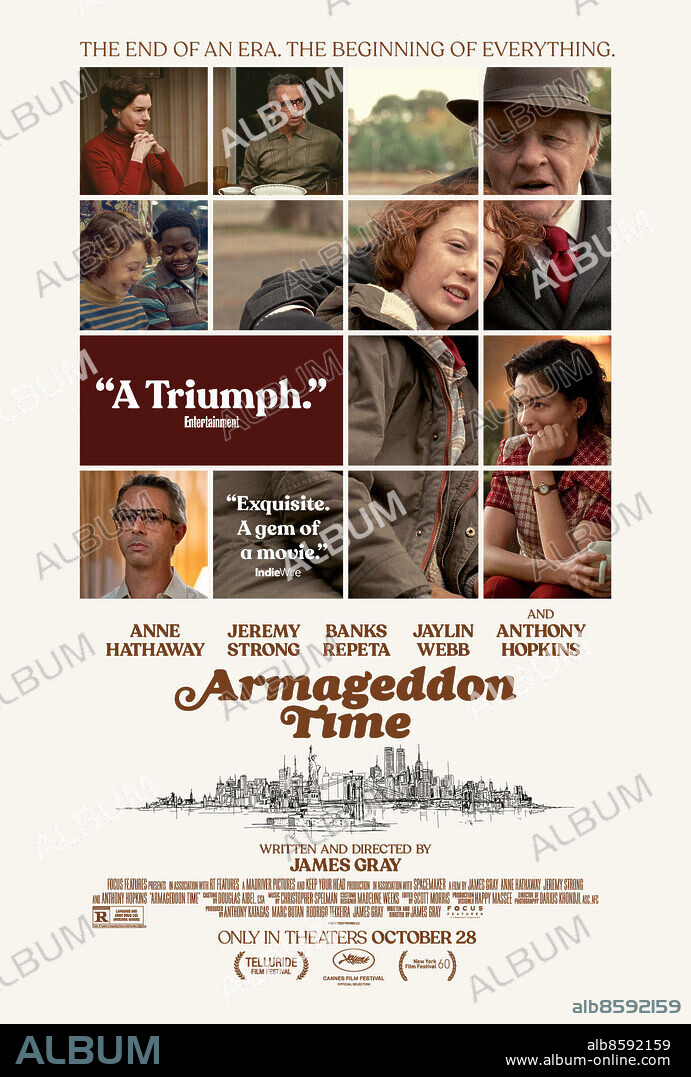 Poster of ARMAGEDDON TIME, 2022, directed by JAMES GRAY. Copyright FOCUS FEATURES.