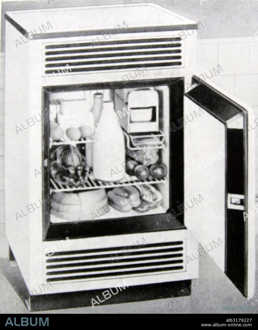 Electrolux fridge, British, 1950.