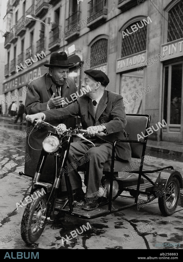 JOSE ISBERT en EL COCHECITO, 1960, dirigida por MARCO FERRERI. Copyright FILMS 59.