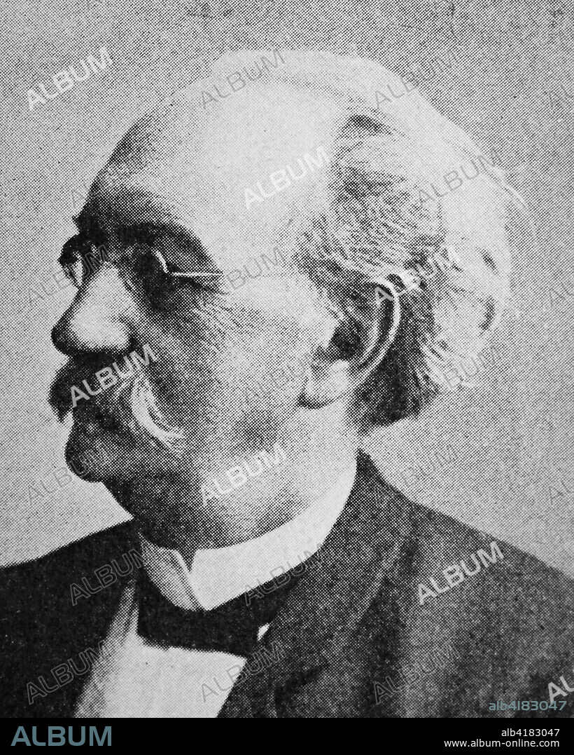 Johann Christian Karl Gayer, also known as Geyer, 15 October 1822 in Speyer, Rhineland-Palatinate - 1 March 1907 in Muenchen, Bavaria, was a German forestry scientist, Reproduction of a photo/image from the year 1890, digital improved.
