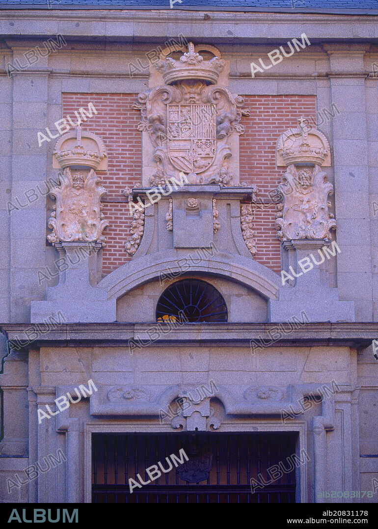 JUAN GOMEZ DE MORA (1586-1646). PORTADA DE LA CASA DE LA VILLA - EDIFICIO TERMINADO POR TEODORO ARDEMANS - S XVII/XVIII.