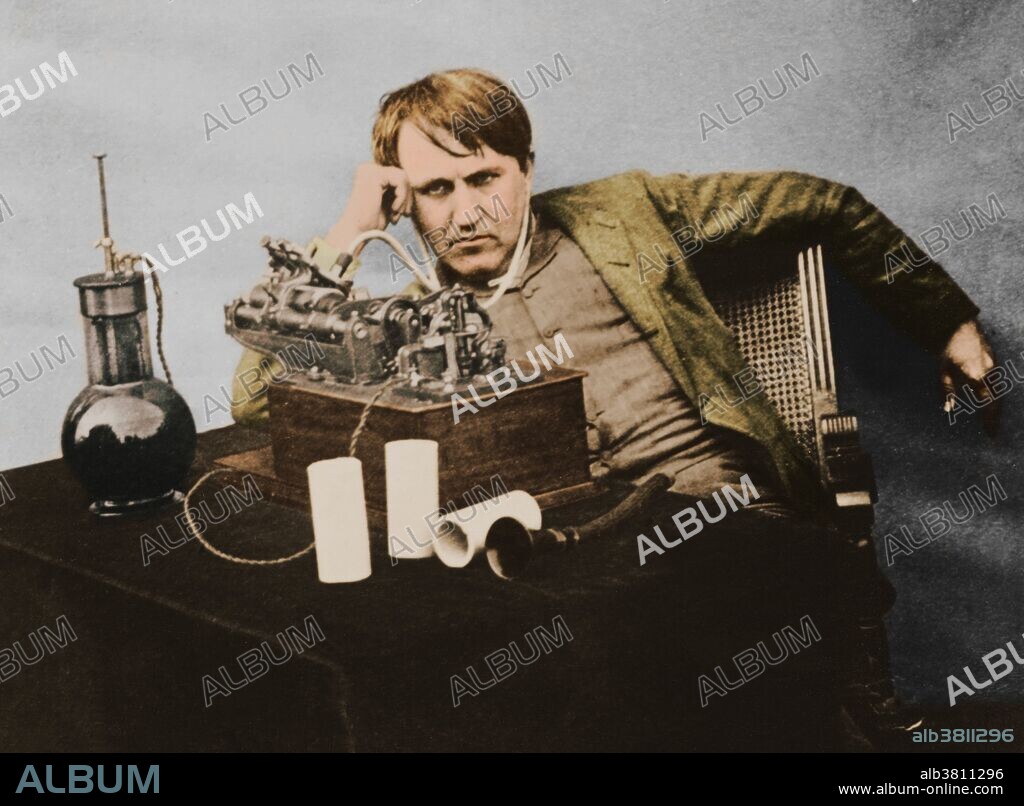 Thomas Alva Edison (1847-1931) was an American inventor and businessman. He developed many devices that greatly influenced life around the world, including the phonograph, the motion picture camera, and a long-lasting, practical electric light bulb. Dubbed "The Wizard of Menlo Park". He was one of the first inventors to apply the principles of mass production and large teamwork to the process of invention, and therefore is often credited with the creation of the first industrial research laboratory. Edison is the fourth most prolific inventor in history, holding 1,093 US patents in his name. He is credited with numerous inventions that contributed to mass communication and, in particular, telecommunications. These included a stock ticker, a mechanical vote recorder, a battery for an electric car, electrical power, recorded music and motion pictures. Thomas Edison died of complications of diabetes on October 18, 1931, in his home.