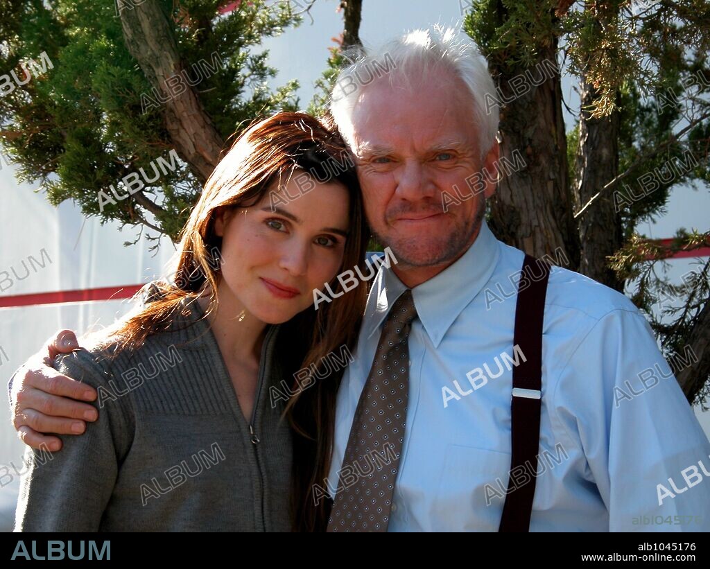 CATHERINE FARRELL and MALCOLM McDOWELL in RED ROSES AND PETROL, 2003, directed by TAMAR SIMON HOFFS. Copyright ABU MEDIA/ROCK'N READ PROD. INC.