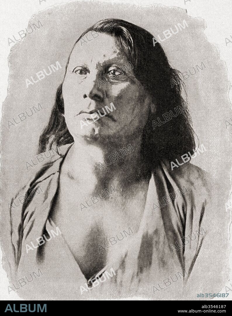 Chief Gall, c.1840– 1894, Lakota Phizí. Native American Indian battle leader of the Hunkpapa Lakota in the war against the United States and one of the commanders in the Battle of Little Bighorn. From The History of our Country, published1900.