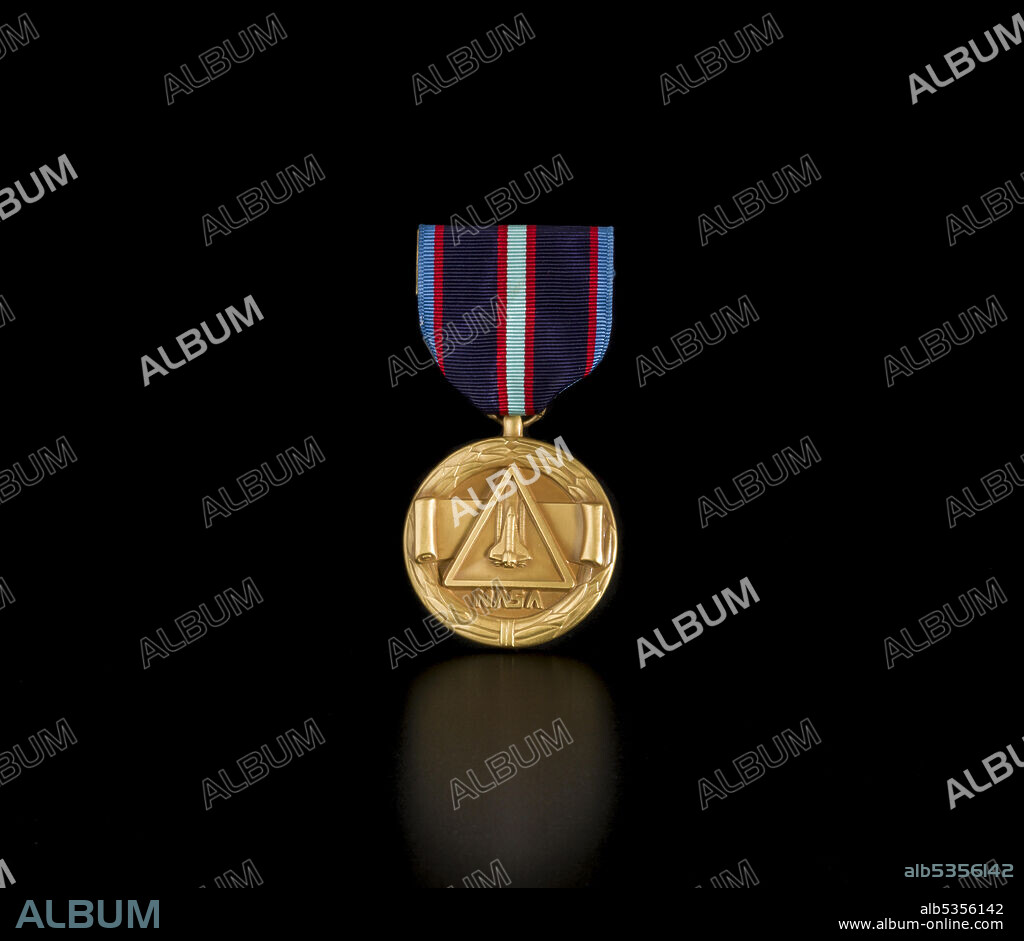 NASA Space Flight Medal awarded to Sally Ride, 1983. This set of items constitute the NASA Space Flight Medal awarded to Dr. Sally K. Ride after her first space flight aboard STS-7 in 1983. The medal is bestowed upon all space flight crew members after the completion of a mission. Sally Ride became the first American woman in space when she flew aboard STS-7 in 1983. Her second and last space mission was STS-41G in 1984.