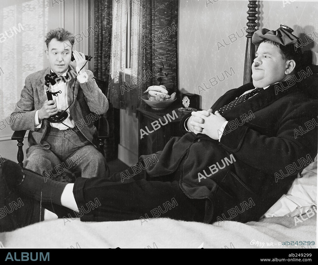 OLIVER HARDY and STAN LAUREL in SAPS AT SEA, 1940, directed by GORDON DOUGLAS. Copyright AU/HAL ROACH.