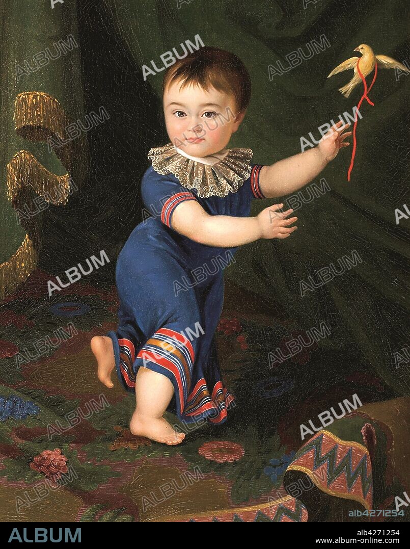 MIKHAIL MATVEEVICH CHERKASOV. Portrait of Count Dmitri Nikolayevich Sheremetev (1803-1871) as child.