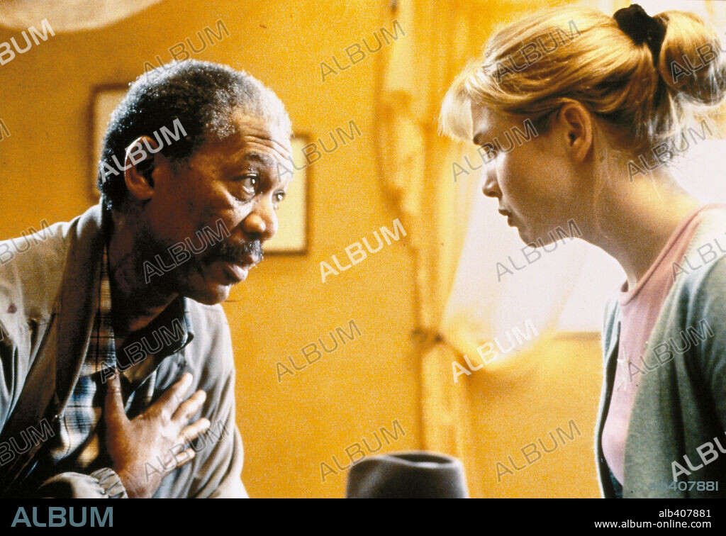 MORGAN FREEMAN and RENEE ZELLWEGER in NURSE BETTY, 2000, directed by NEIL LABUTE. Copyright GRAMERCY PICTURES.