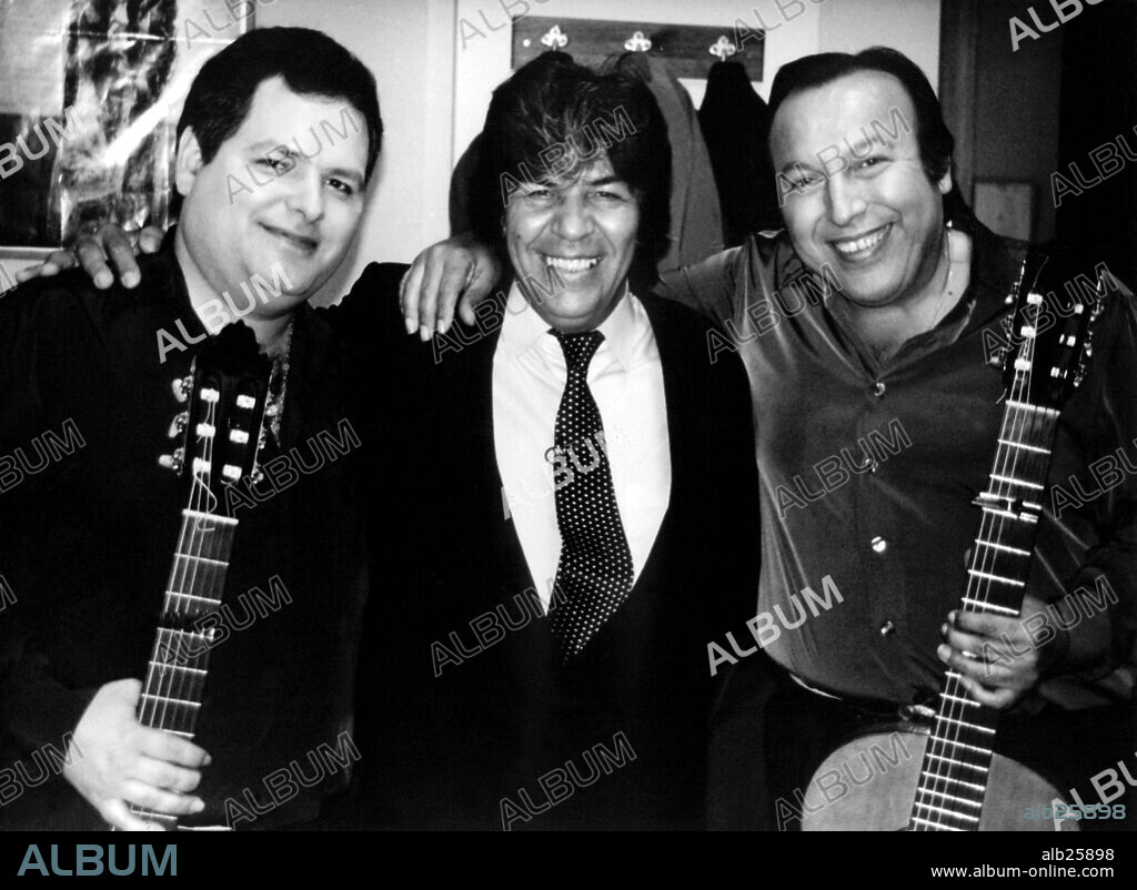 Francisco Moreno, Rancapino (Alonso Núñez Núñez) y Paco Cepero. Isla de la Cartuja, Sevilla 1996.