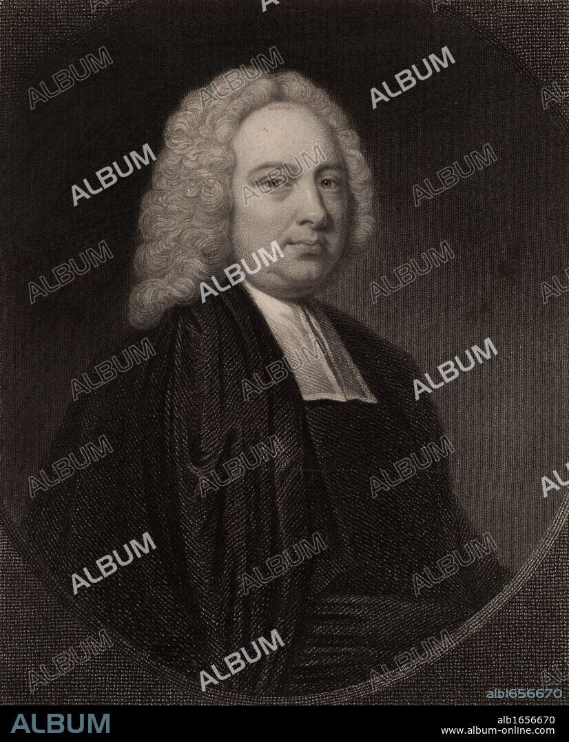 James Bradley (1692-1762) English astronomer, born at Sherborne, near Cheltenham, Gloucestershire. Appointed Savilian professor of astronomy at Oxford (1721).  As third Astronomer Royal (1742-1762) he followed Edmond Halley as director of the Royal Greenwich Observatory.  Bradley discovered the aberration of light. From "The Gallery of Portraits", Vol VI, by Charles Knight (London, 1836). Engraving.  (Photo by: Universal History Archive/UIG via Getty Images).