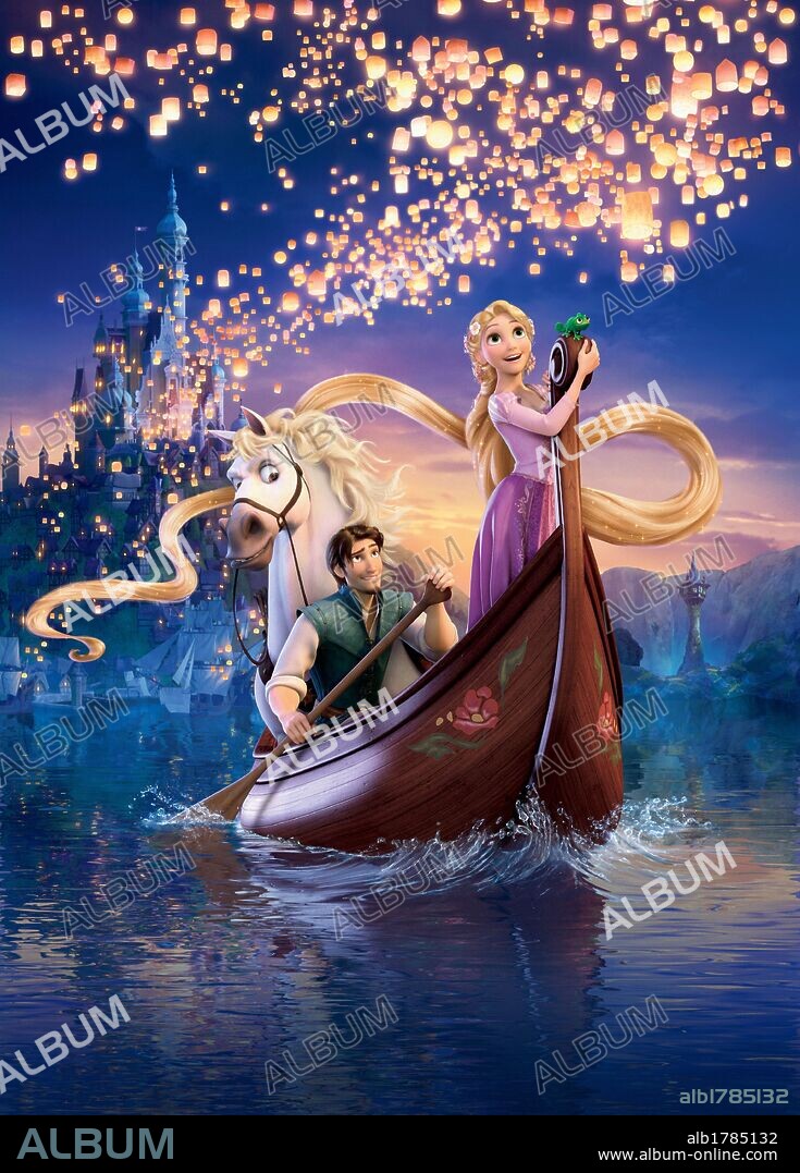 Poster de ENREDADOS, 2010 (TANGLED), dirigida por BYRON HOWARD y NATHAN GRENO. Copyright WALT DISNEY PICTURES.