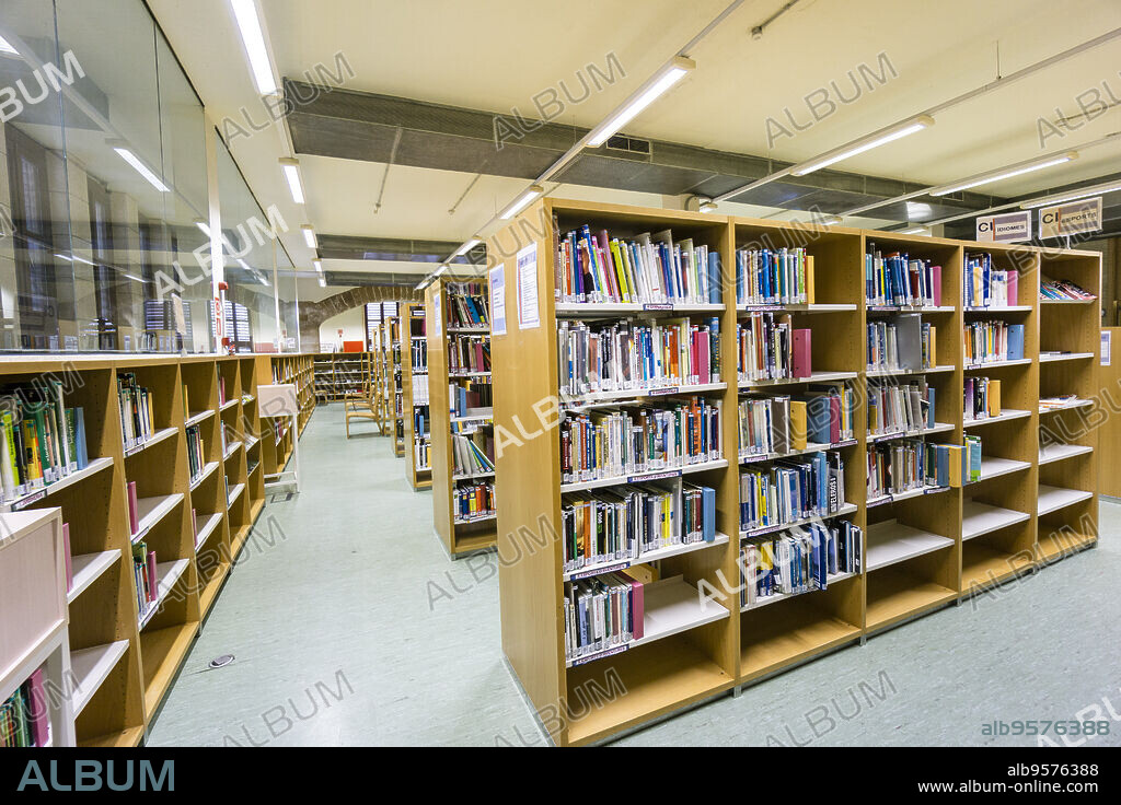 biblioteca Can Sales, Palma, Mallorca, Balearic Islands, Spain.