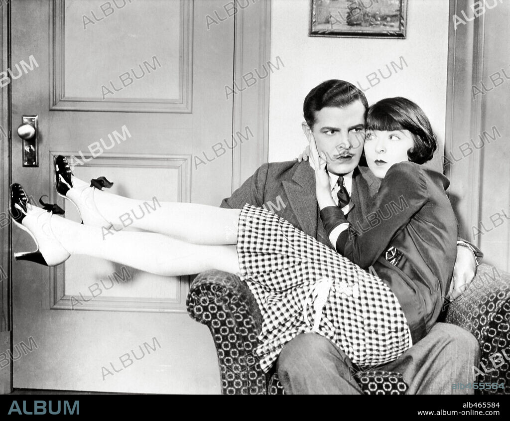 ANTONIO MORENO and COLLEEN MOORE in SYNTHETIC SIN, 1929, directed by WILLIAM A. SEITER. Copyright FIRST NATIONAL.