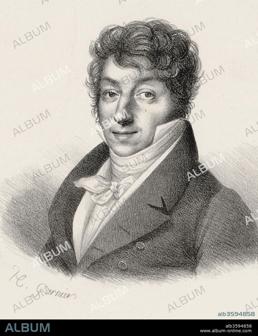 HIPPOLYTE-LOUIS GARNIER. Portrait of the composer Henri-Montan Berton (1767-1844).
